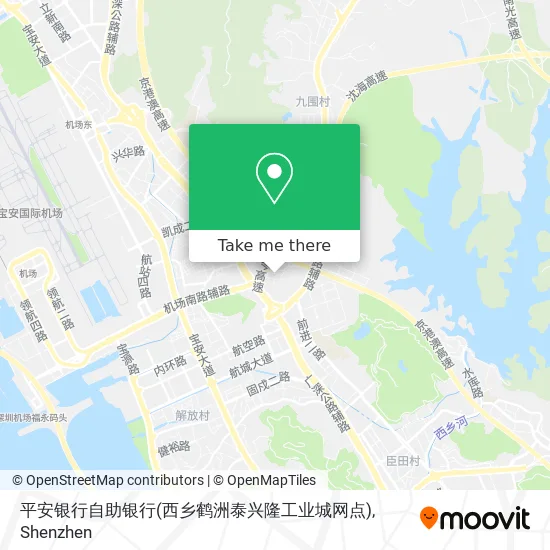 平安银行自助银行(西乡鹤洲泰兴隆工业城网点) map