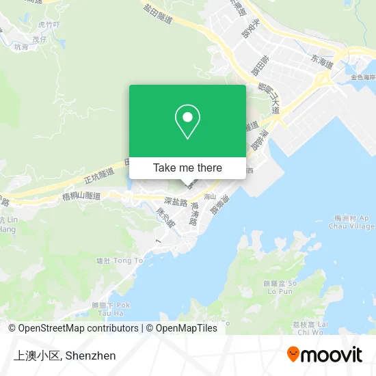 上澳小区 map