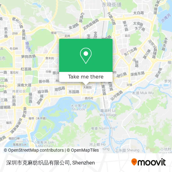 深圳市克麻纺织品有限公司 map