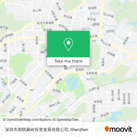 深圳市南联麻岭投资发展有限公司 map