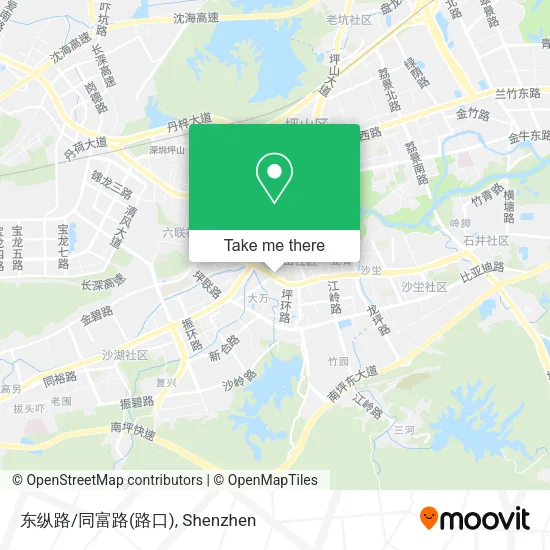 东纵路/同富路(路口) map