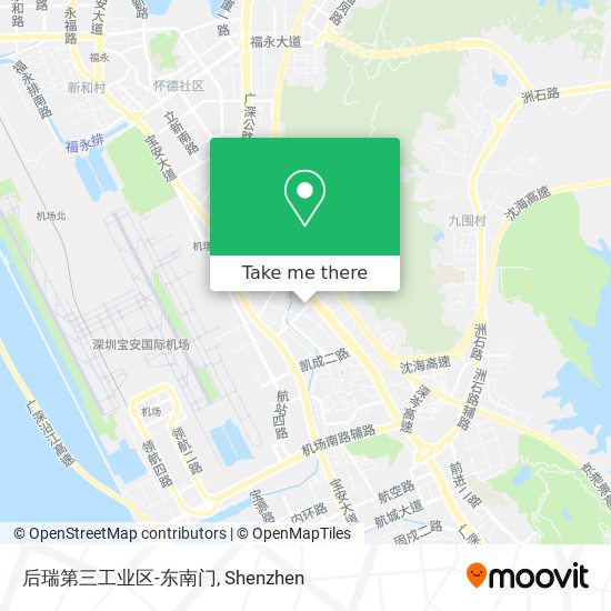 后瑞第三工业区-东南门 map