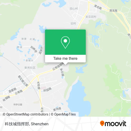 科技城指挥部 map