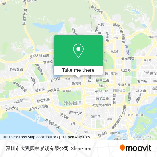 深圳市大观园林景观有限公司 map