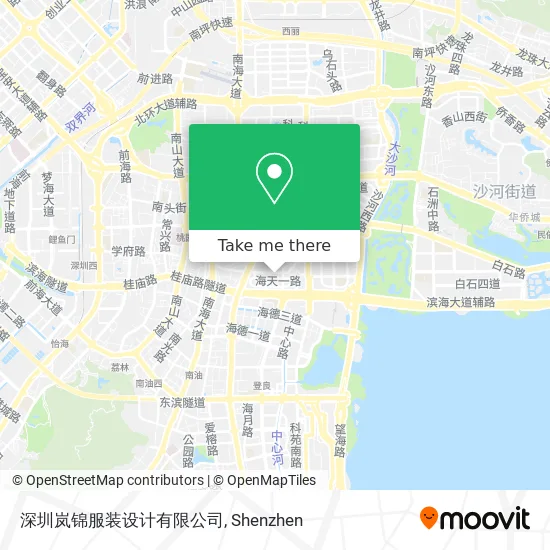 深圳岚锦服装设计有限公司 map