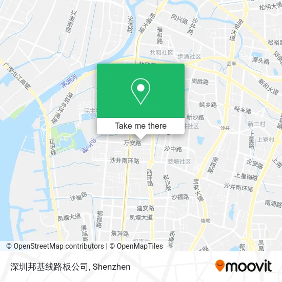 深圳邦基线路板公司 map