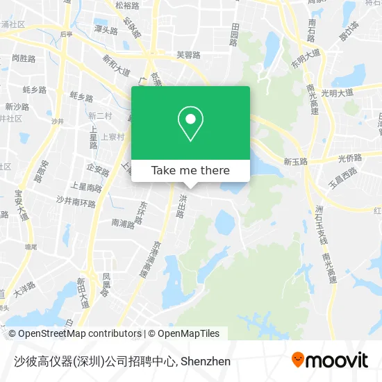 沙彼高仪器(深圳)公司招聘中心 map
