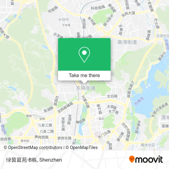 绿茵庭苑-B栋 map