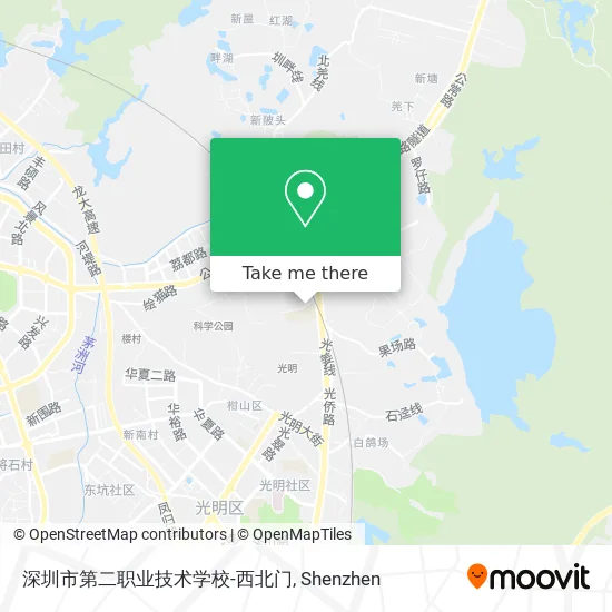 深圳市第二职业技术学校-西北门 map