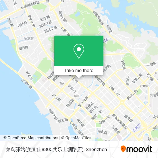 菜鸟驿站(美宜佳8305共乐上塘路店) map