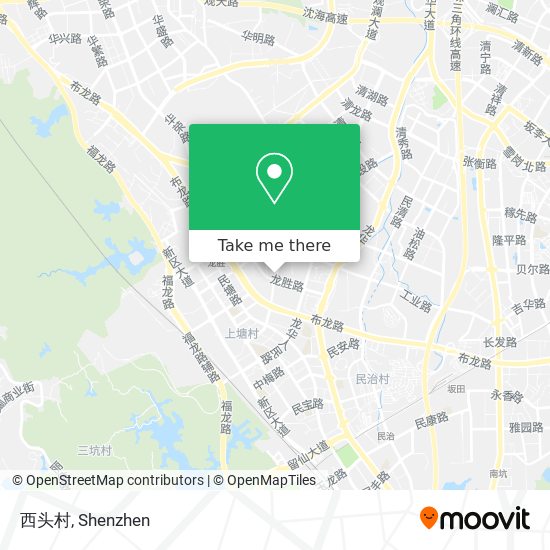 西头村 map