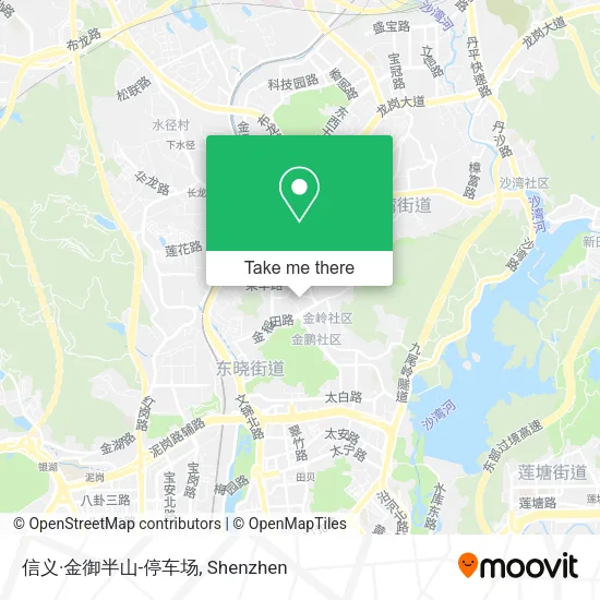 信义·金御半山-停车场 map