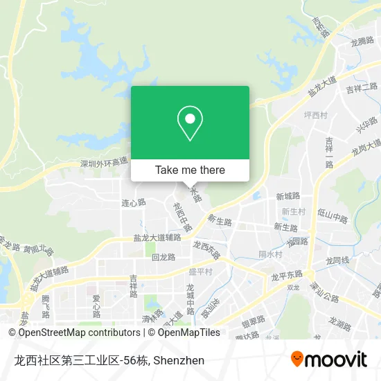 龙西社区第三工业区-56栋 map