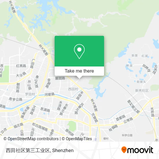 西田社区第三工业区 map