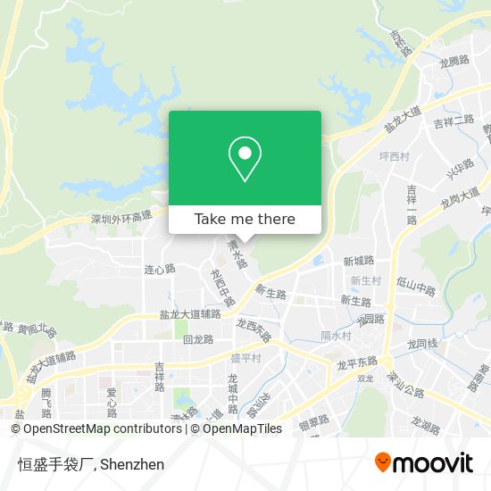 恒盛手袋厂 map