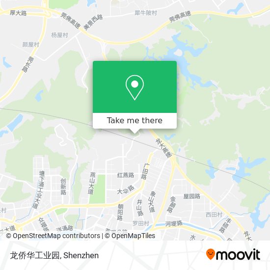 龙侨华工业园 map