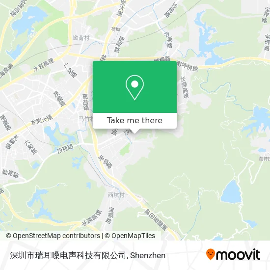 深圳市瑞耳嗓电声科技有限公司 map