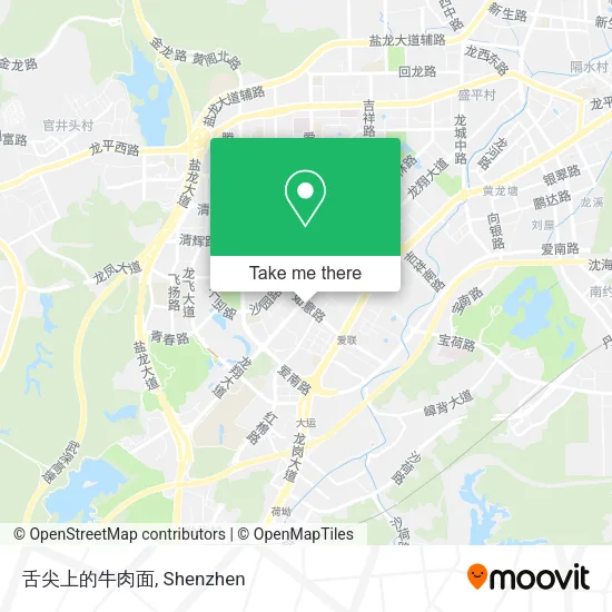 舌尖上的牛肉面 map