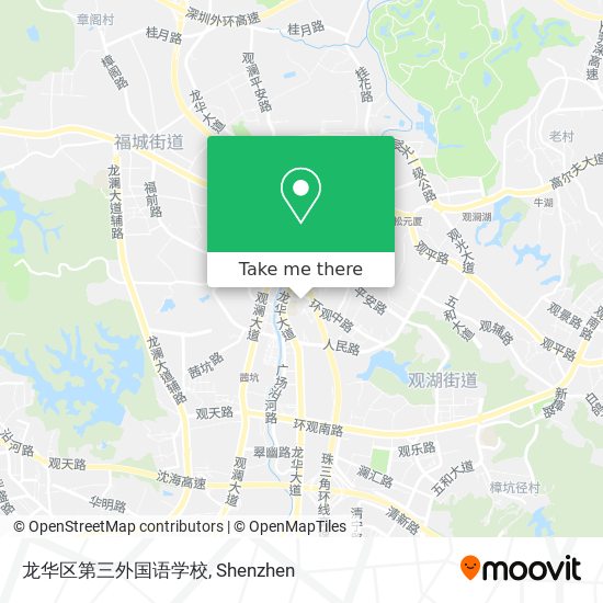 龙华区第三外国语学校 map