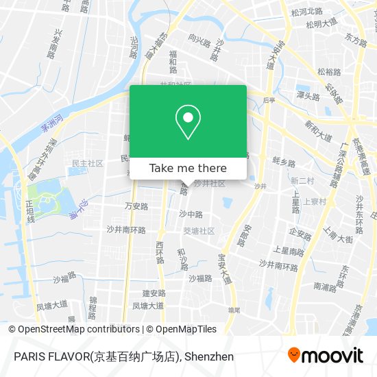 PARIS FLAVOR(京基百纳广场店) map