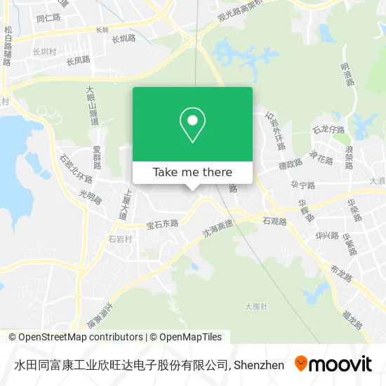 水田同富康工业欣旺达电子股份有限公司 map