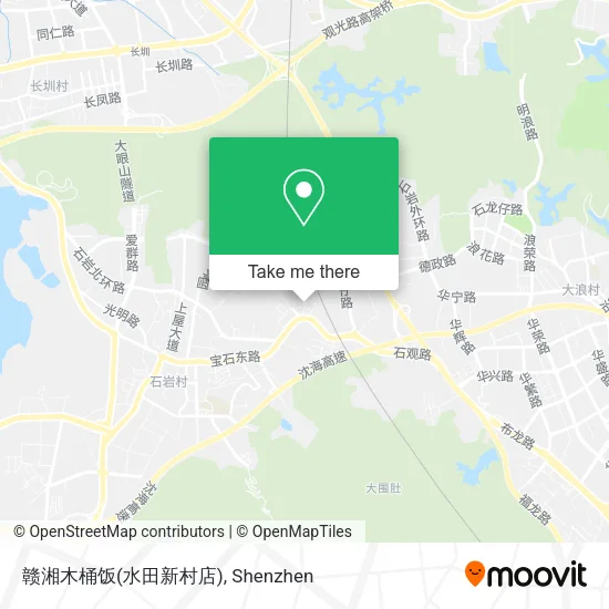 赣湘木桶饭(水田新村店) map