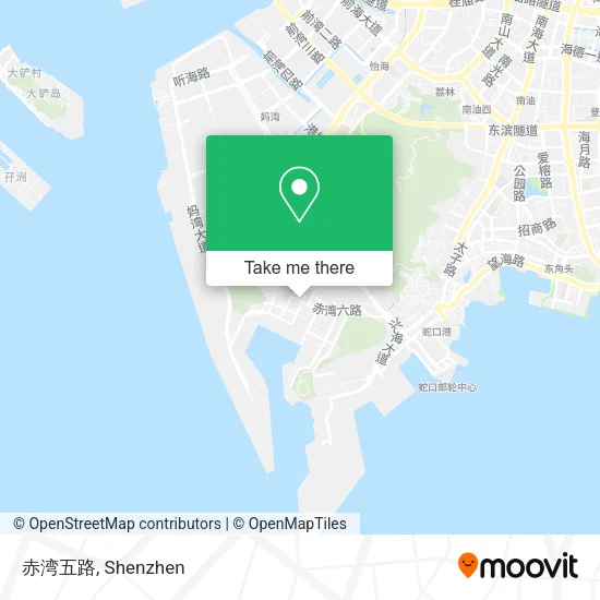 赤湾五路 map