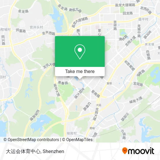 大运会体育中心 map