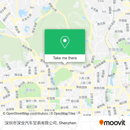 深圳市深业汽车贸易有限公司 map