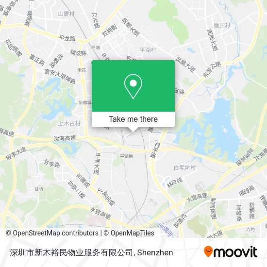 深圳市新木裕民物业服务有限公司 map