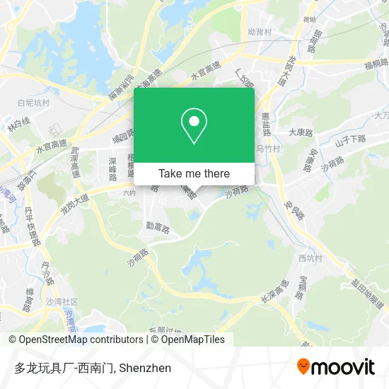 多龙玩具厂-西南门 map