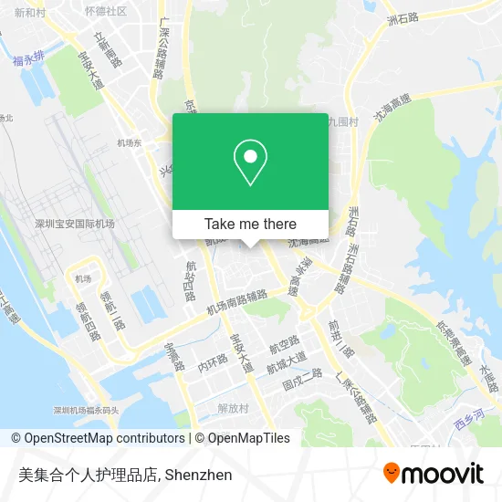 美集合个人护理品店 map