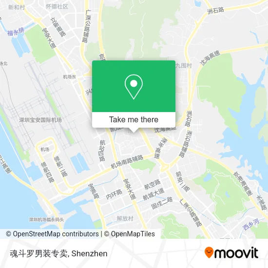 魂斗罗男装专卖 map
