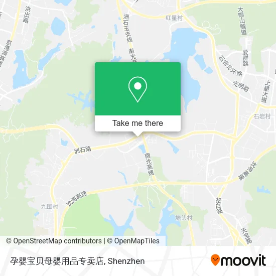 孕婴宝贝母婴用品专卖店 map