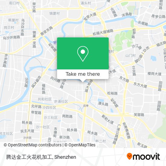 腾达金工火花机加工 map