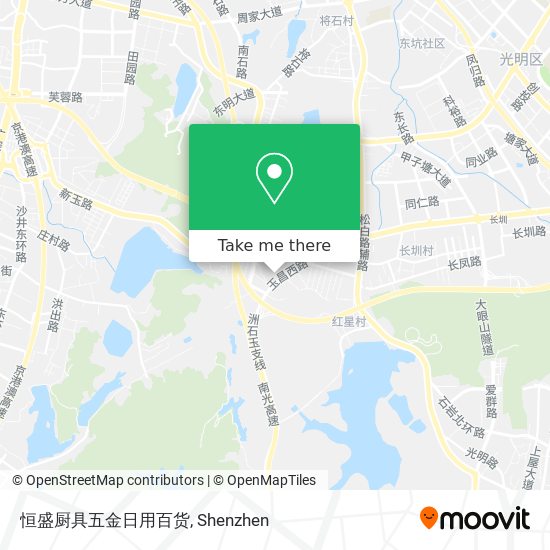 恒盛厨具五金日用百货 map