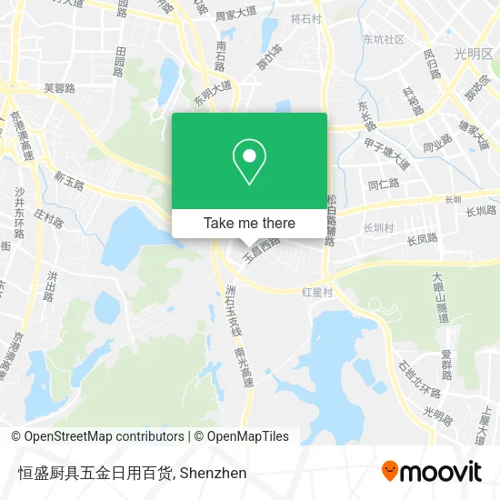 恒盛厨具五金日用百货 map
