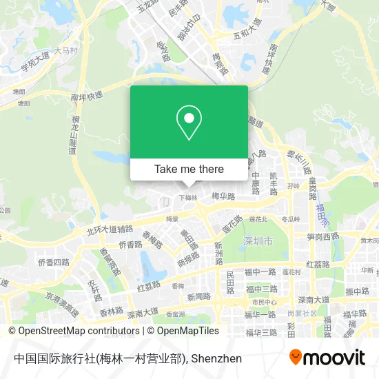 中国国际旅行社(梅林一村营业部) map