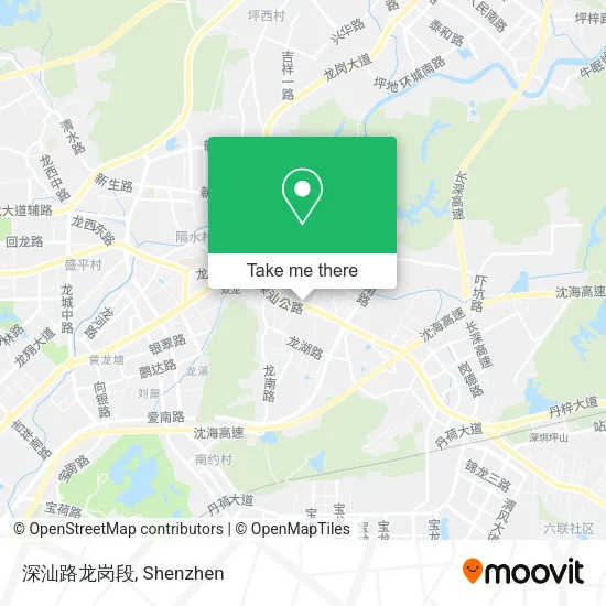 深汕路龙岗段 map