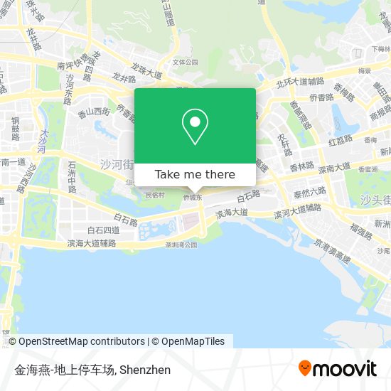 金海燕-地上停车场 map