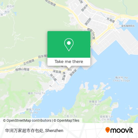 华润万家超市存包处 map