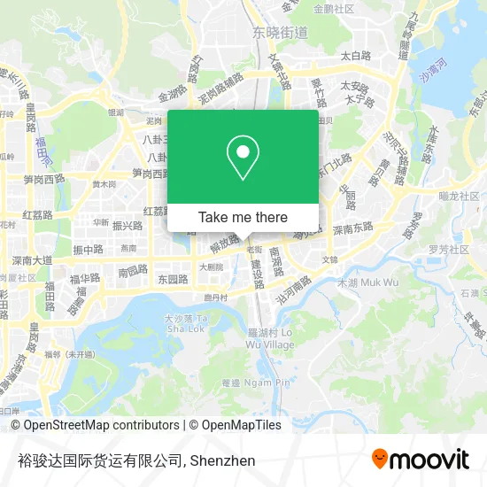 裕骏达国际货运有限公司 map