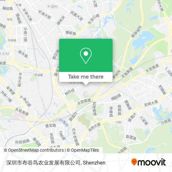 深圳市布谷鸟农业发展有限公司 map