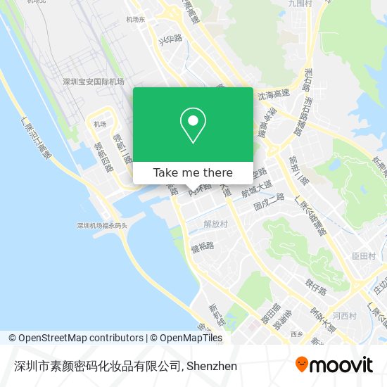 深圳市素颜密码化妆品有限公司 map