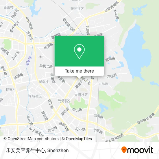 乐安美容养生中心 map