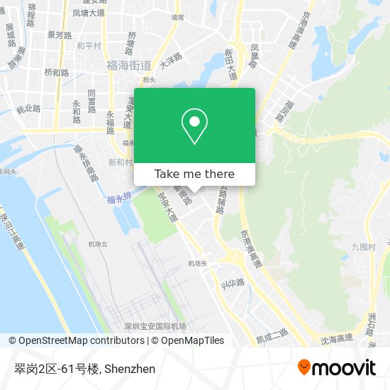 翠岗2区-61号楼 map