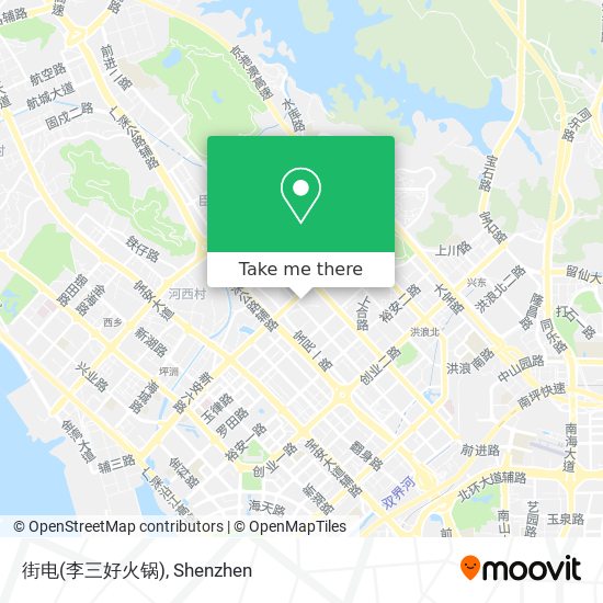 街电(李三好火锅) map