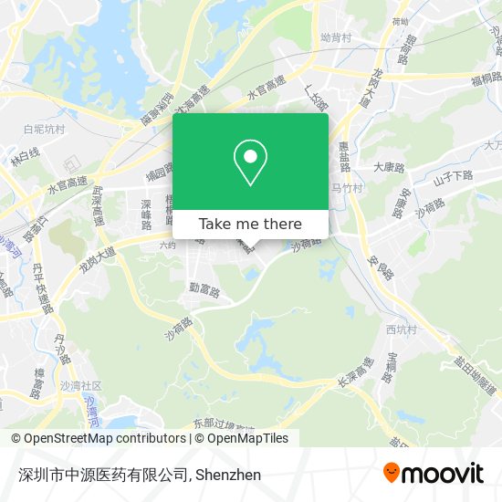 深圳市中源医药有限公司 map