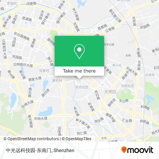 中光远科技园-东南门 map