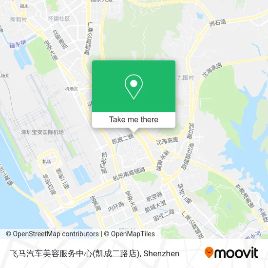 飞马汽车美容服务中心(凯成二路店) map